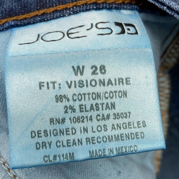 Joes | Visionaire Bootcut Jeans Dark Mid Rise Size 28 - Picture 6 of 6